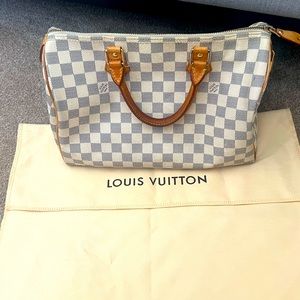 Used auth Louis Vuitton Damier Azur Speedy 30
Handbag